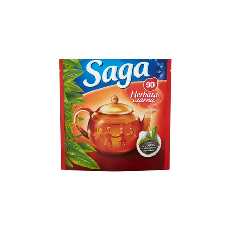 Herbata Saga Czarna 126G 90 torebek